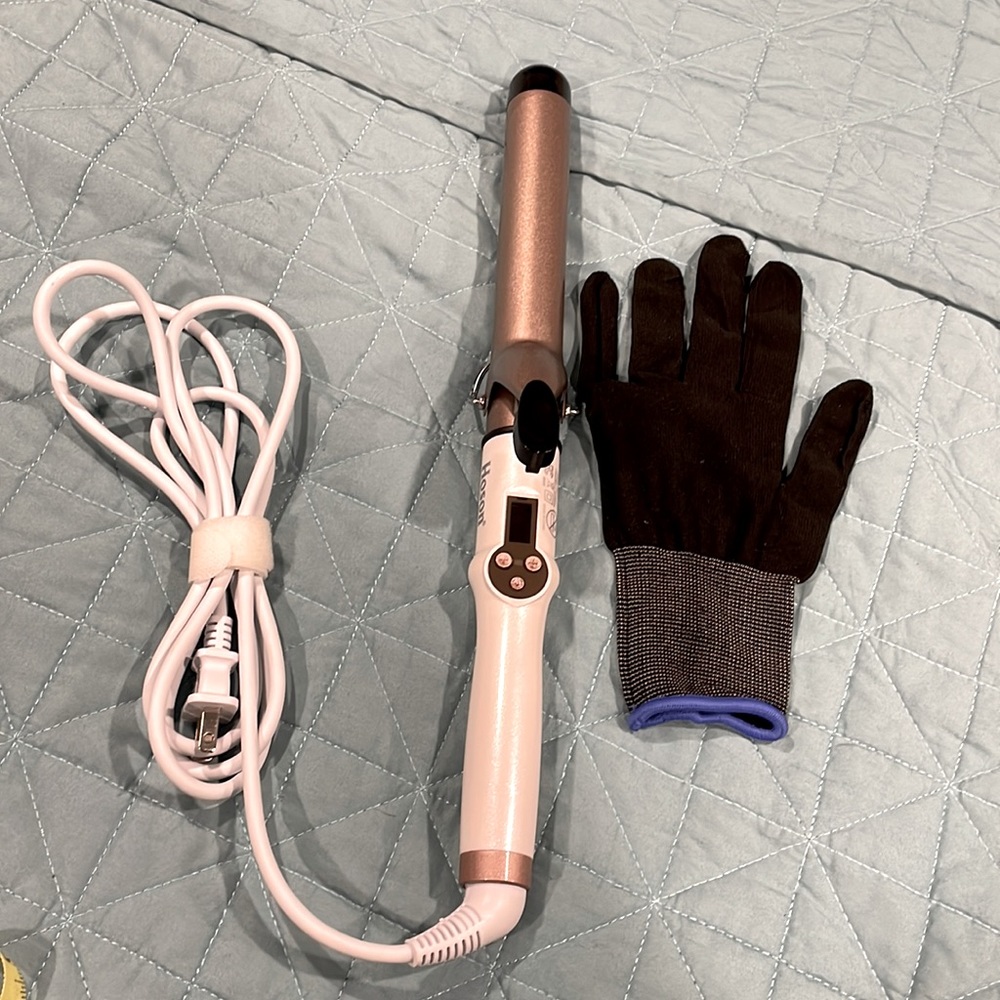 Hoson 1 1/2 Inch Curling Iron Large Barrel, 1.5 Long Barrel